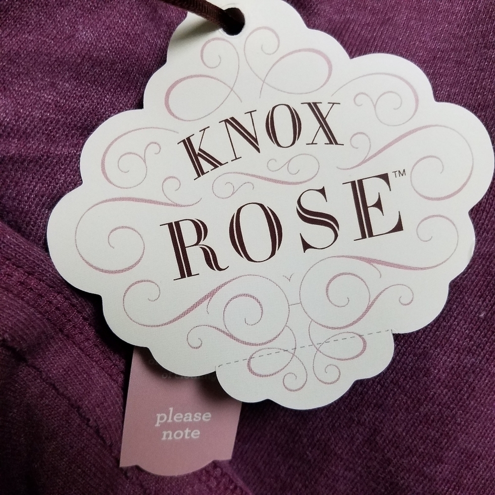 Knox Rose Pink Wine Ombre Tie Dye Lounge Joggers M - Picture 4 of 6